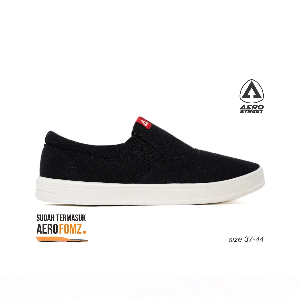 Aerostreet Comfy 2.0 Sepatu Slip On Pria Wanita Casual Semi Formal Injection Mould Ringan Nyaman Lokal Indonesia