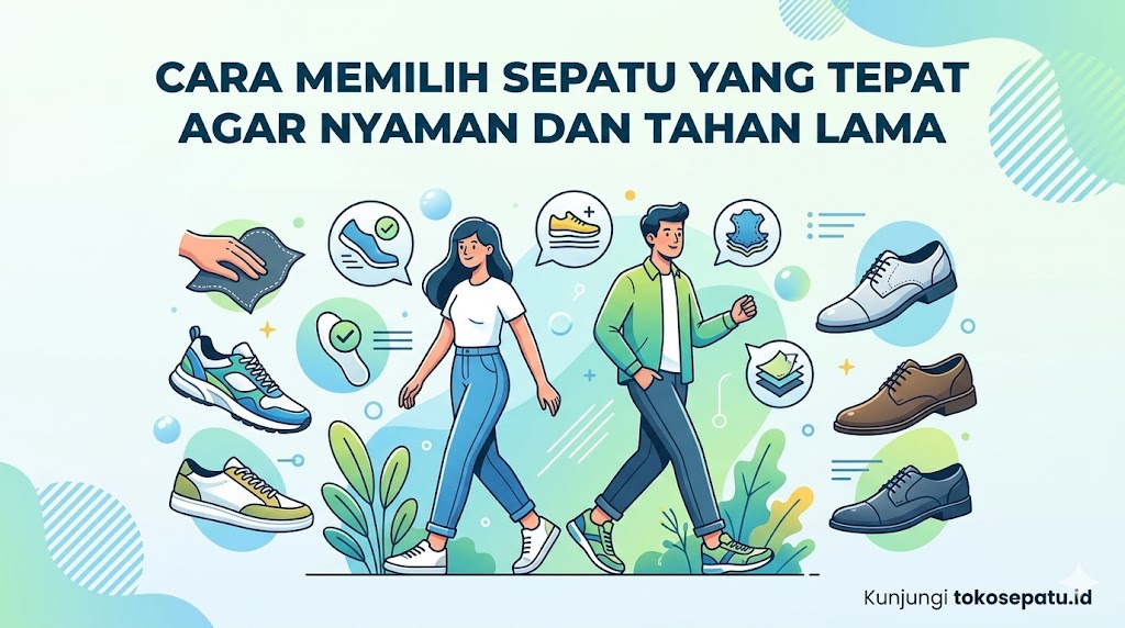 Cara Memilih Sepatu yang Tepat agar Nyaman dan Tahan Lama