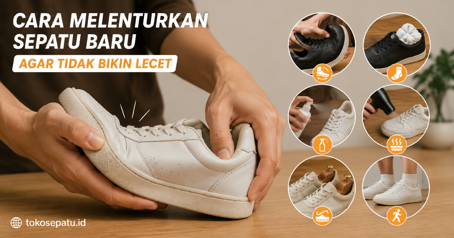Cara Melenturkan Sepatu Baru agar Tidak Bikin Lecet