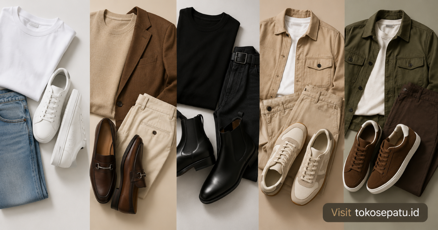 Panduan Matching Warna Sepatu dengan Outfit: 7 Kombinasi Terbaik 2026