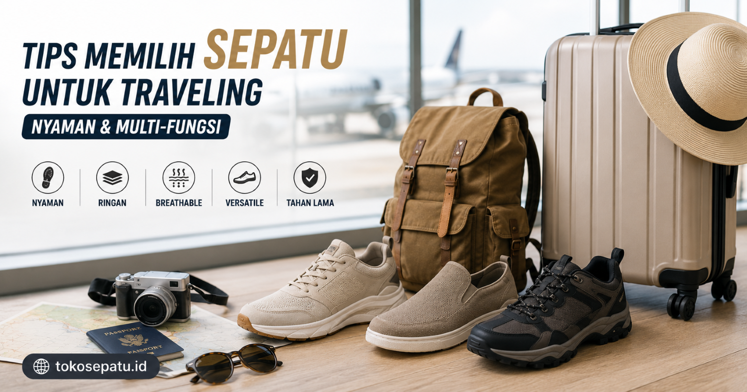 Tips Memilih Sepatu untuk Traveling: Nyaman dan Multi-fungsi