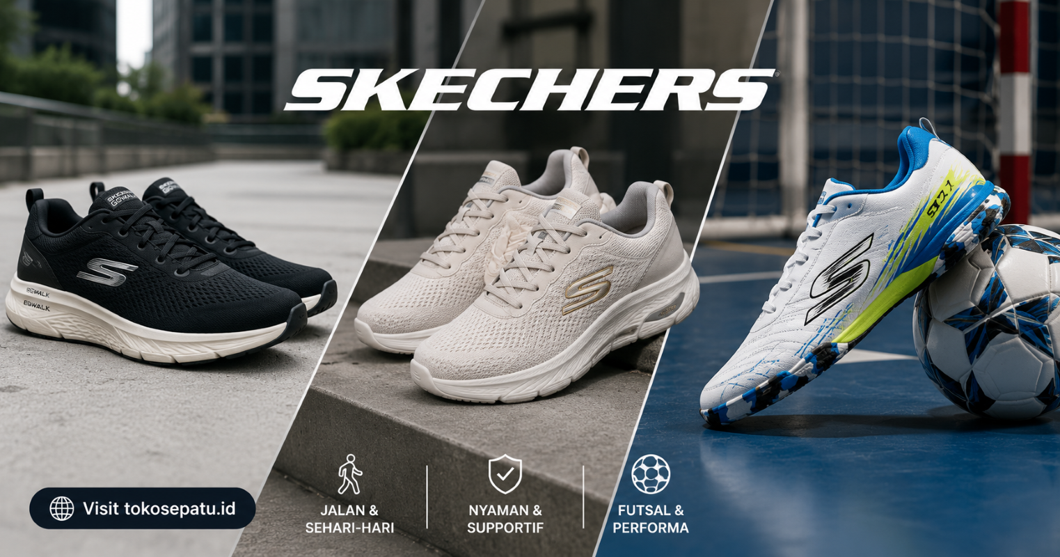 Skechers Review: Sepatu Jalan Sampai Sepatu Bola Futsal
